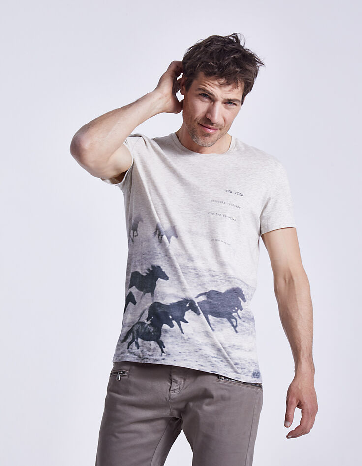 Tee-shirt wild "chevauchée sauvage" Homme-2