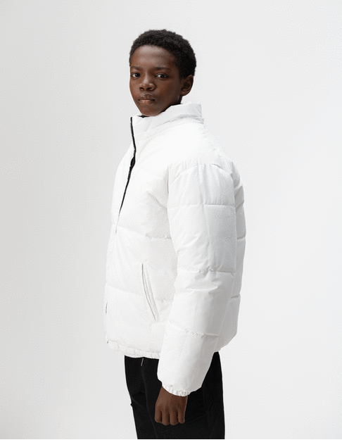 Boys’ reversible padded jacket with detachable hood - IKKS