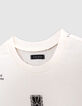 Boys’ ecru T-shirt with rock drawings-3