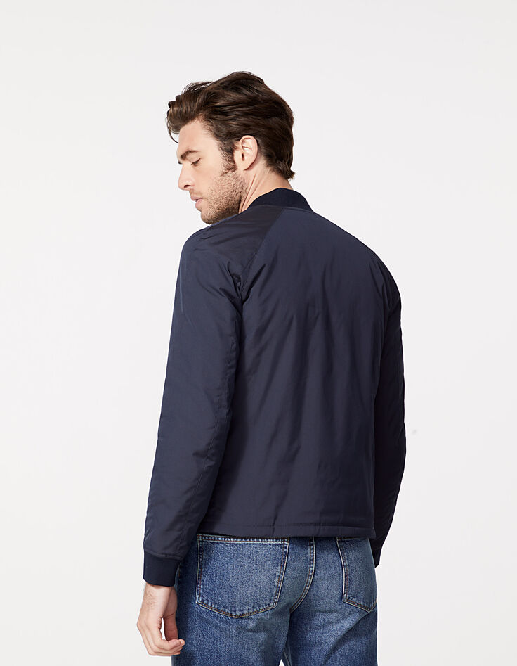 Marineblaue Herrenjacke-3