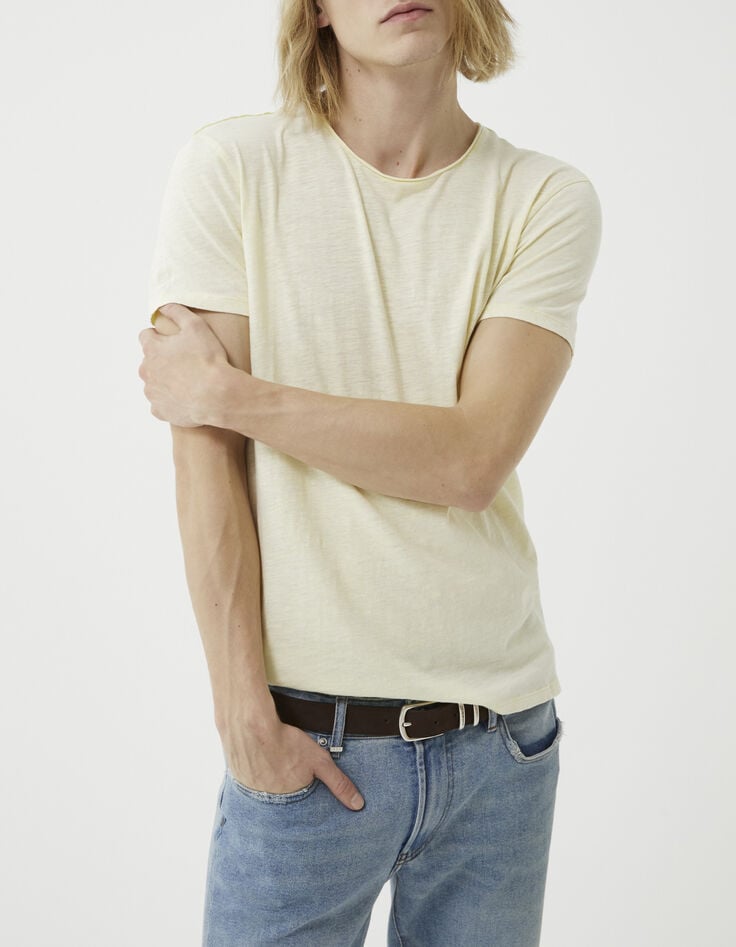 Camiseta L'Essentiel helado cuello redondo hombre-1