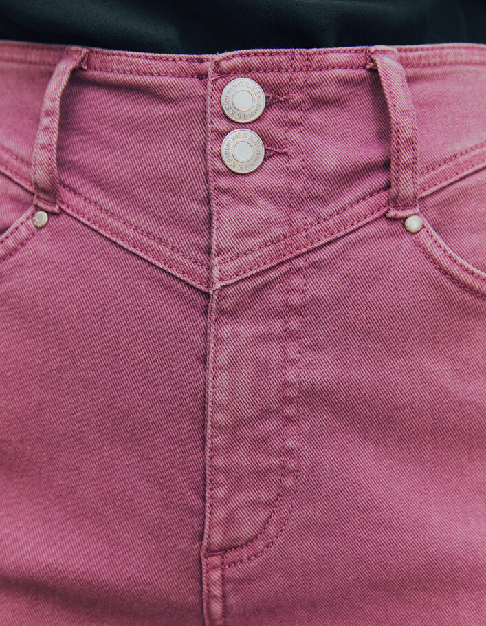 Jean slouchy en coton bio hibiscus mid waist cropped femme-4