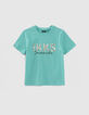 Boys’ green T-shirt-1