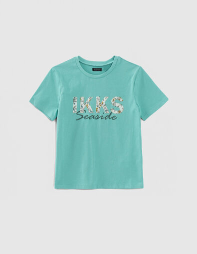 Boys’ green T-shirt - IKKS