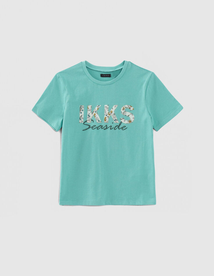 Boys’ green T-shirt-1