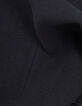 Manteau noir col chaîne-gourmette Femme-7