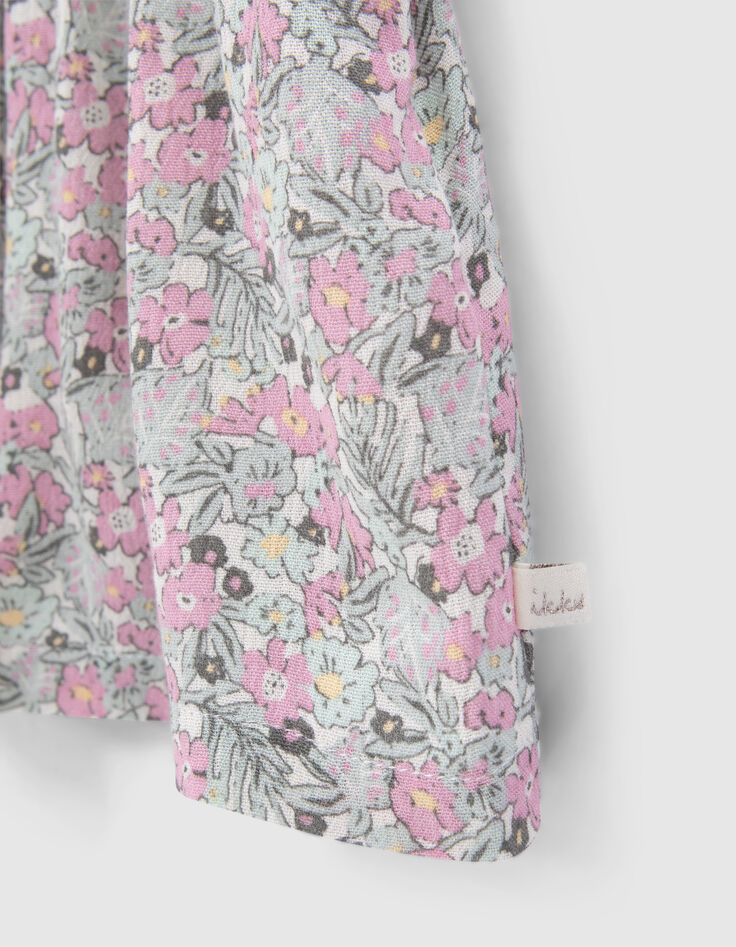 Khaki Kleid aus LENZING™ ECOVERO™ für Babymädchen-4