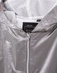 Blouson dark silver nylon à capuche fille -2