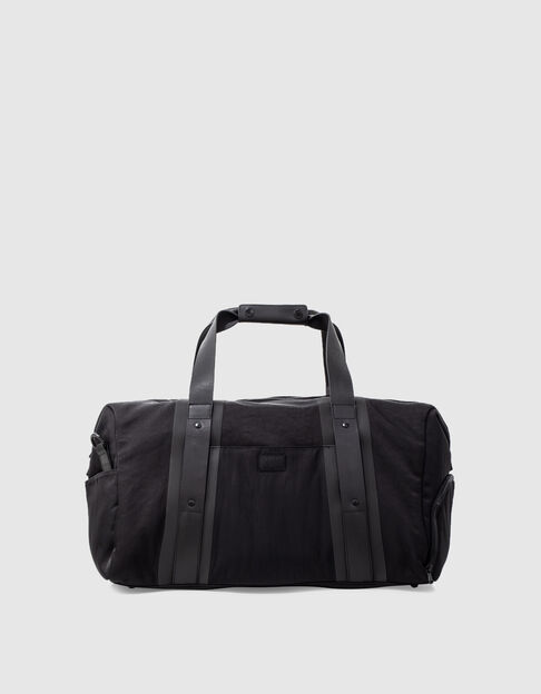 Schwarze Herrenweekendtasche aus Nylon