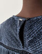 Blouse in broderie anglaise acid wash dames-5
