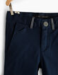 Boys' indigo chinos -4