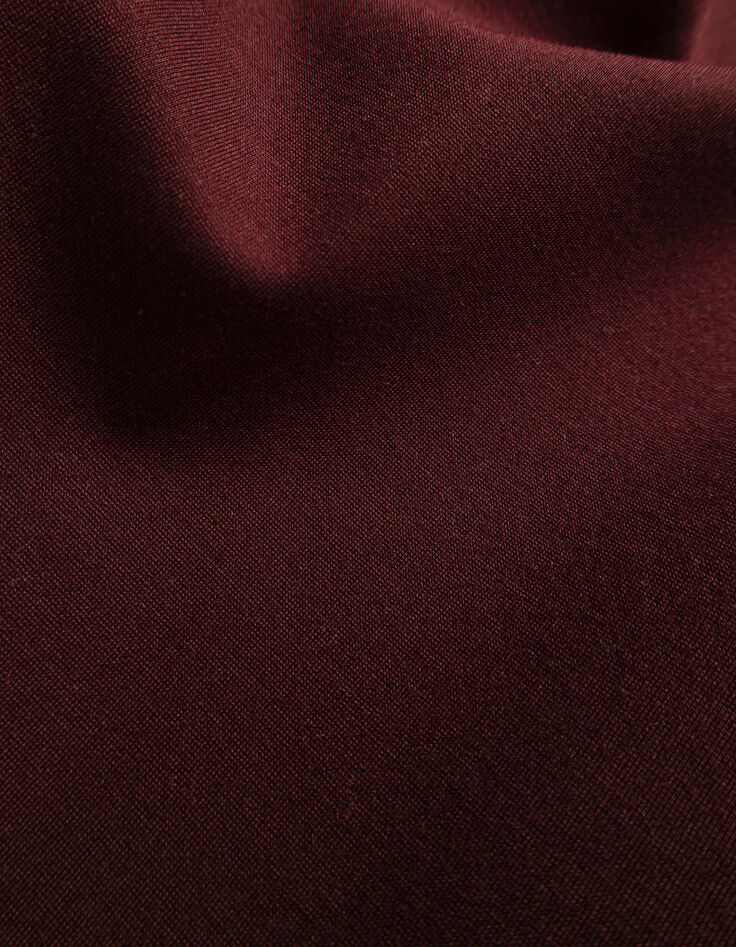 Bordeaux geklede broek milanotricot Dames-6