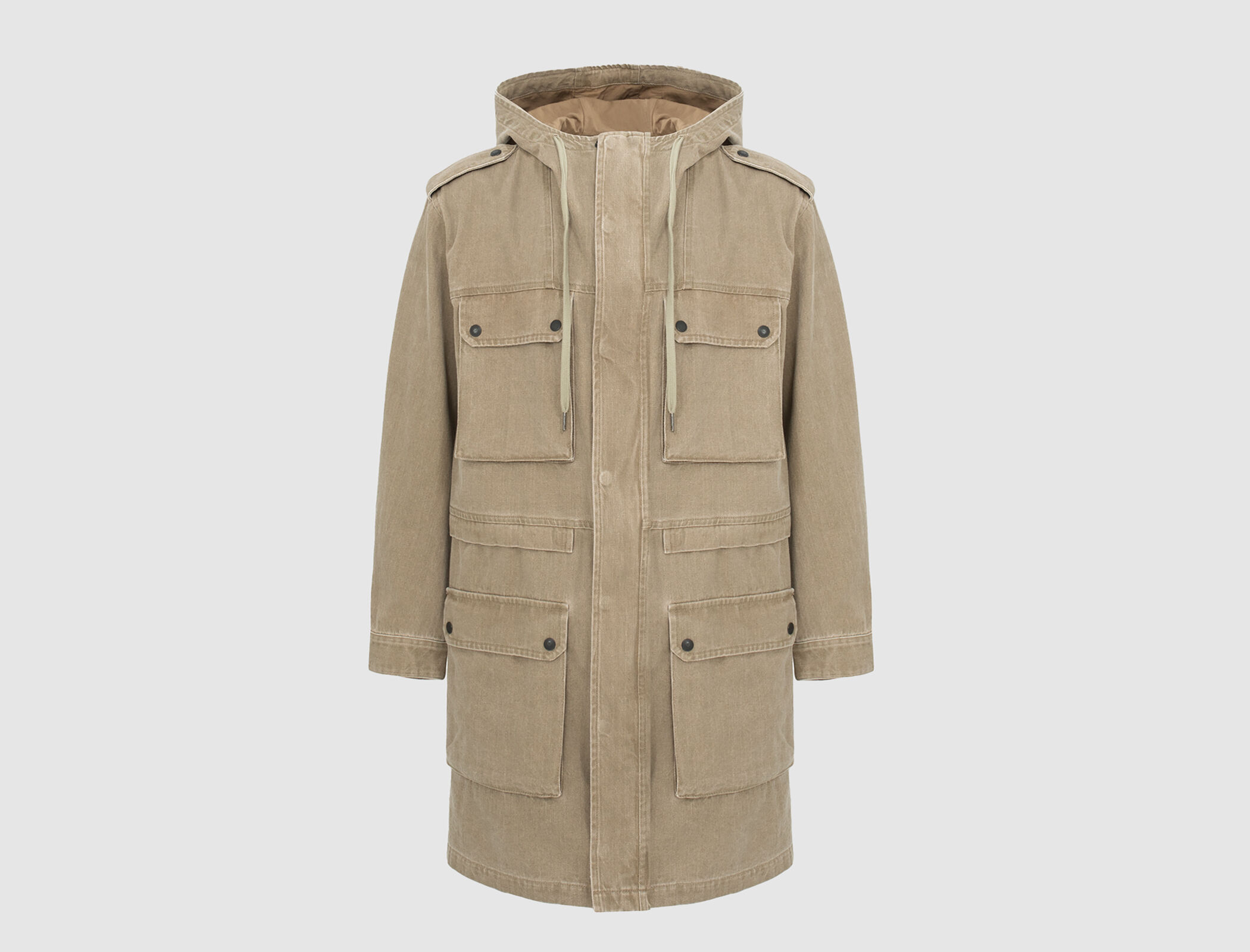 Manteau kaki ikks best sale
