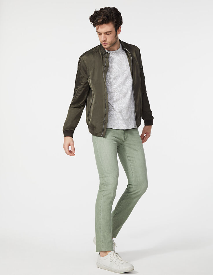 Jean slim kaki Salvation Homme-1