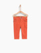 Pantalón naranja bebé niño -1