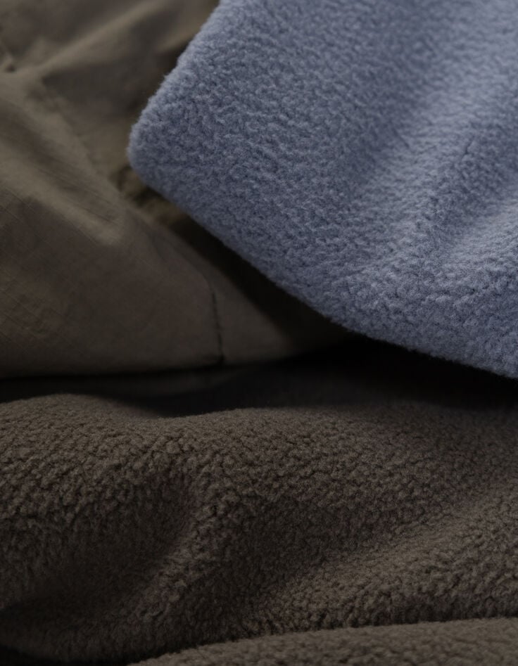 Khaki und blaues Jungenfleece-Kapuzenshirt-7 Khaki und blaues Jungenfleece-Kapuzenshirt-7