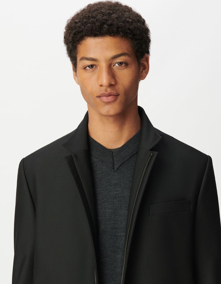 Men’s black ULTRA MOBILITY zipped suit jacket-6 Men’s black ULTRA MOBILITY zipped suit jacket-6