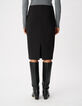 Jupe crayon noire Femme-4