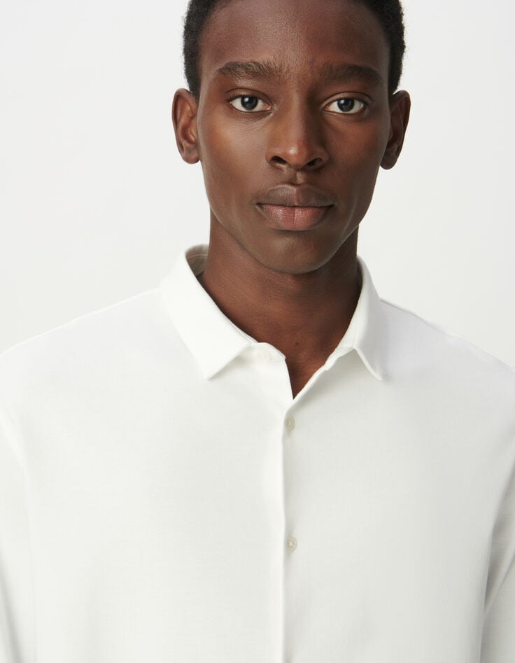 Chemise EASY blanche ABSOLUTE DRY en maille Homme-4 Chemise EASY blanche ABSOLUTE DRY en maille Homme-4