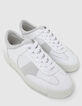 Men&rsquo;s off-white leather trainers-2
