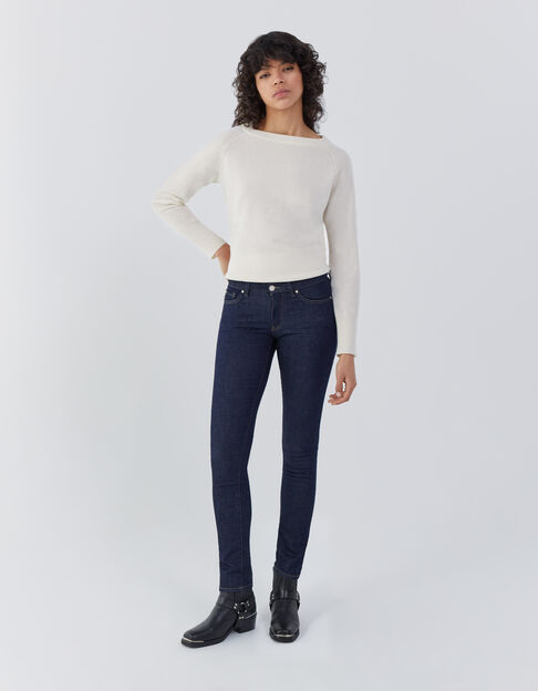 Women's blue slim jeans