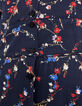 Robe midi viscose et soie imprimé fleurs de cerisier femme-5