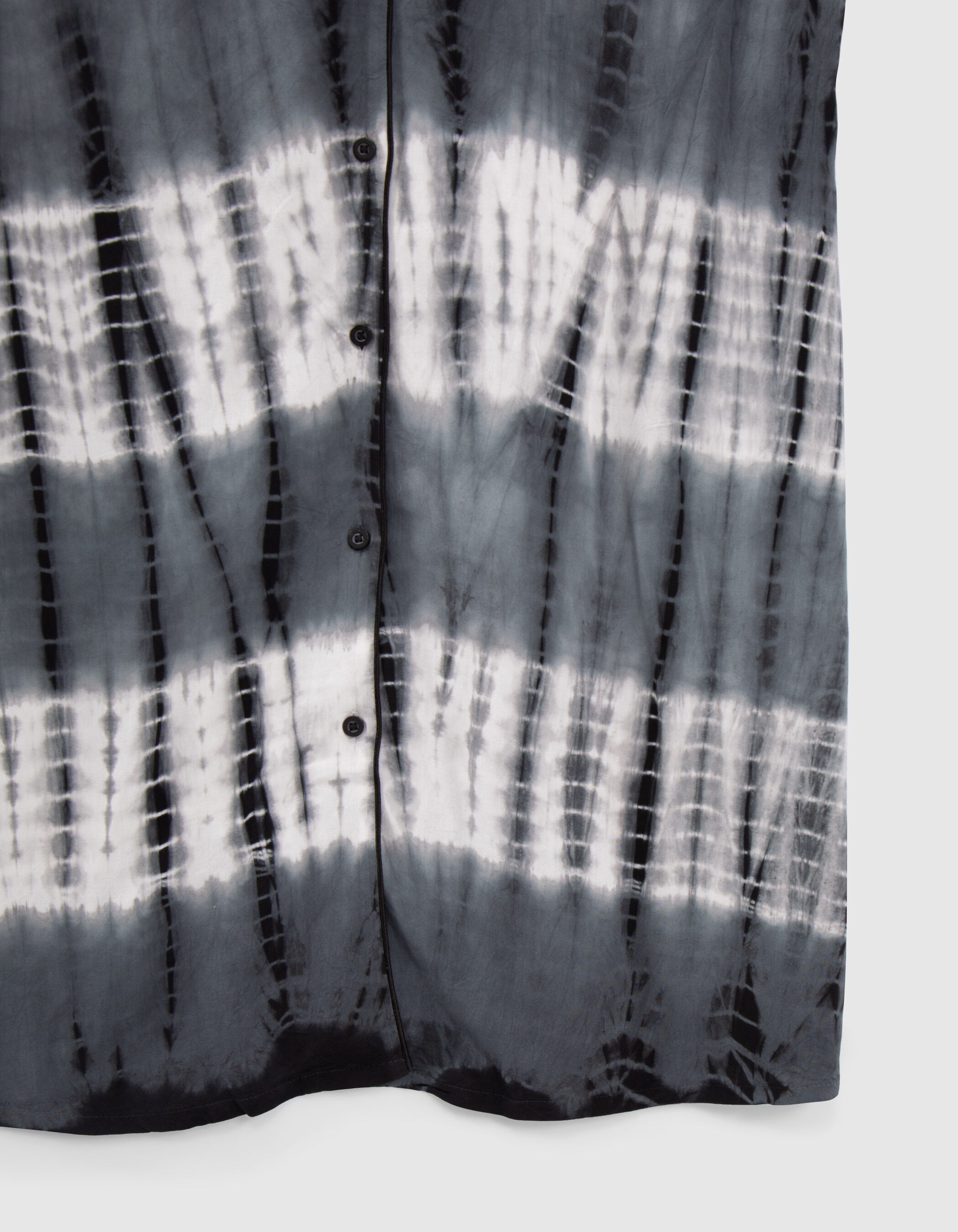 Robe tie and dye noir sales