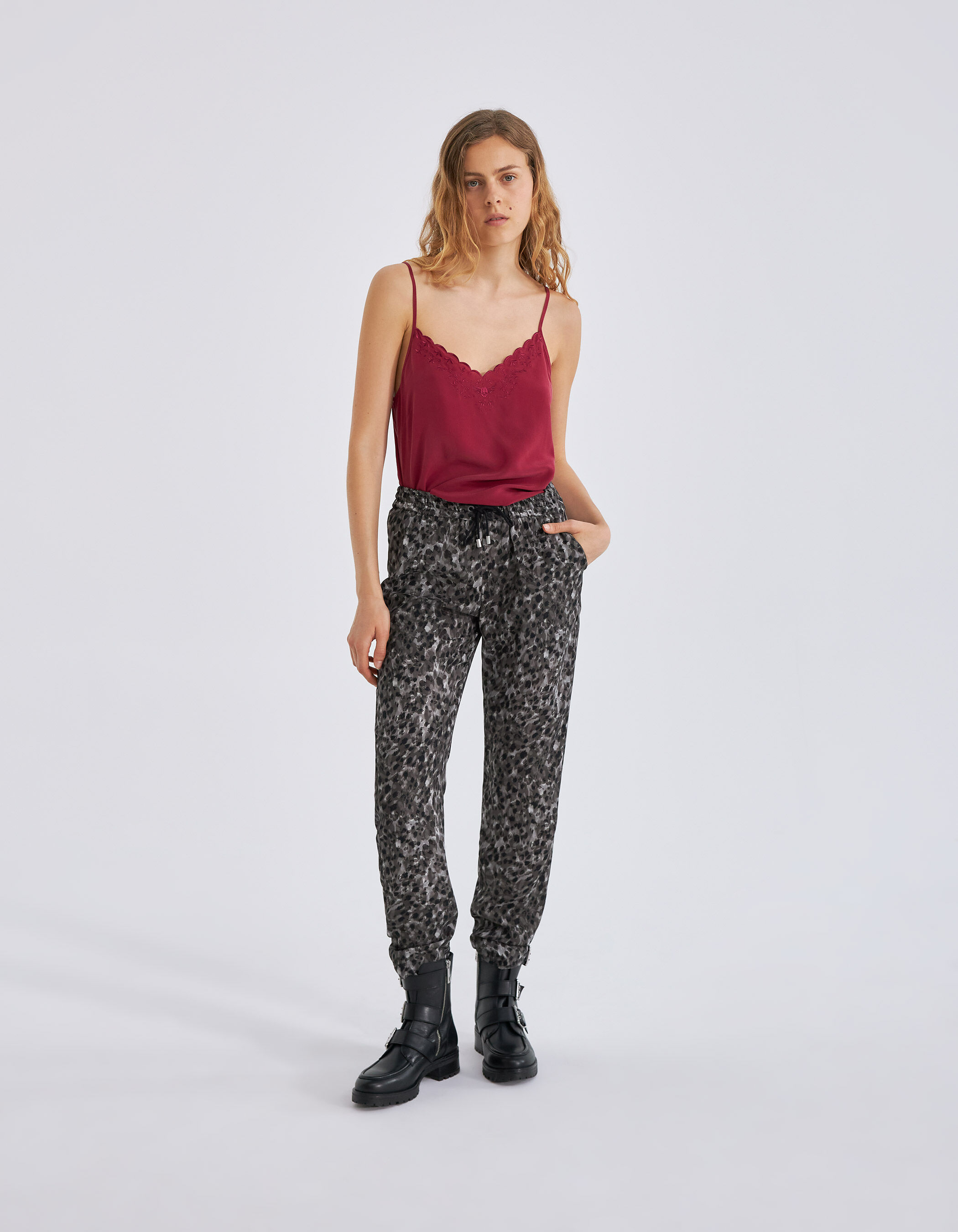 Zara leopard print clearance joggers