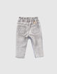 Graue Jeans mit Gummizug für Babymädchen-3