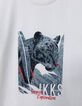 Weißes Jungen Panther-T-Shirt aus Bio-Baumwolle-2