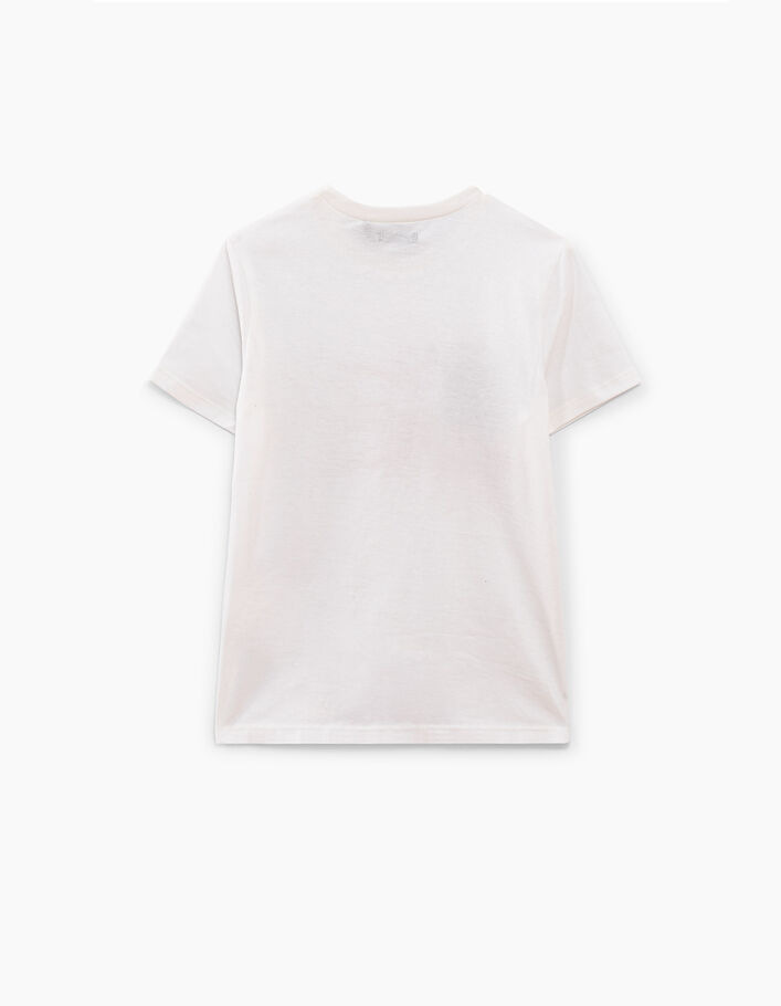 Camiseta blanco roto con pulpo niño  - IKKS