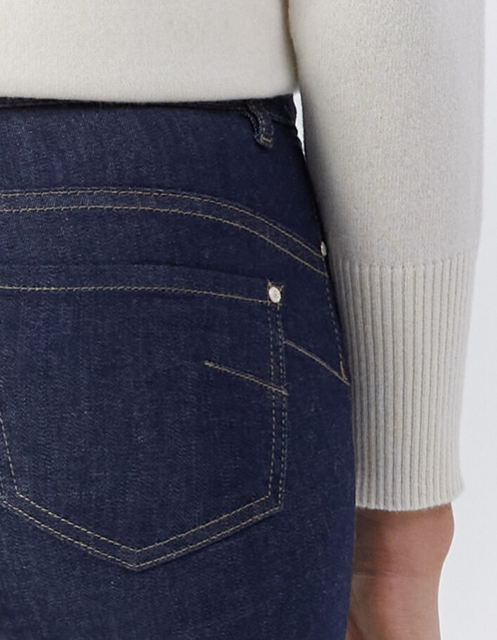 Women's blue slim jeans-5