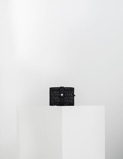 The Trader Star, women's black leather wallet - IKKS