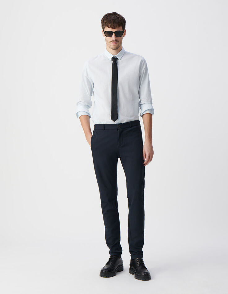 Pantalon marine esprit jog Homme-1