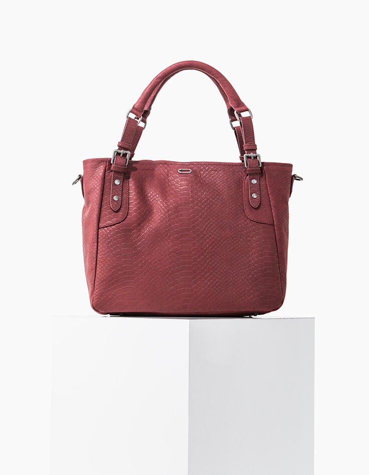Women's The Artist reptile-look calfskin tote bag-1