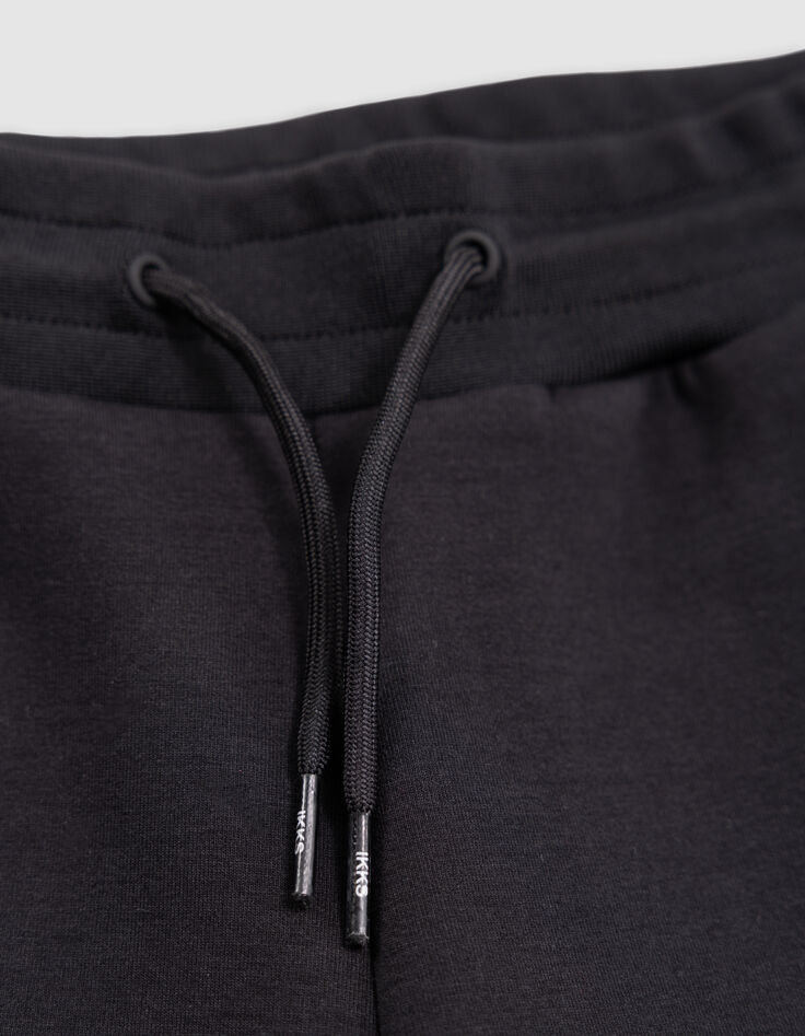 Ch&aacute;ndal bimaterial negro con bolsillos para ni&ntilde;os-5
