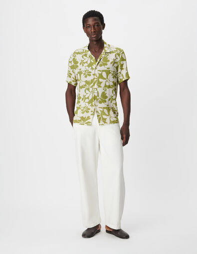 Overhemd maxi met bloemenprint voor heren - IKKS