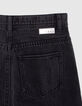 Graue verwaschene LARGE-Jeans für Mädchen-6