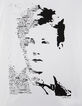 Camiseta de hombre blanca de algod&oacute;n org&aacute;nico visual rock-5