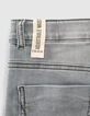Medium Grey Jungenjeansbermudas mit Used-Optik -8
