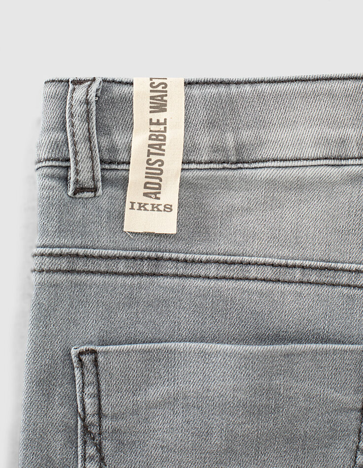 Medium Grey Jungenjeansbermudas mit Used-Optik -8