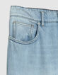Neil verwaschene blaue Straight-Jeans-7