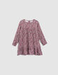 Robe 2-en-1 imprimé étoiles avec sweat bébé fille-6