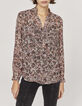 Blouse en voile recyclé imprimé papillons femme-2