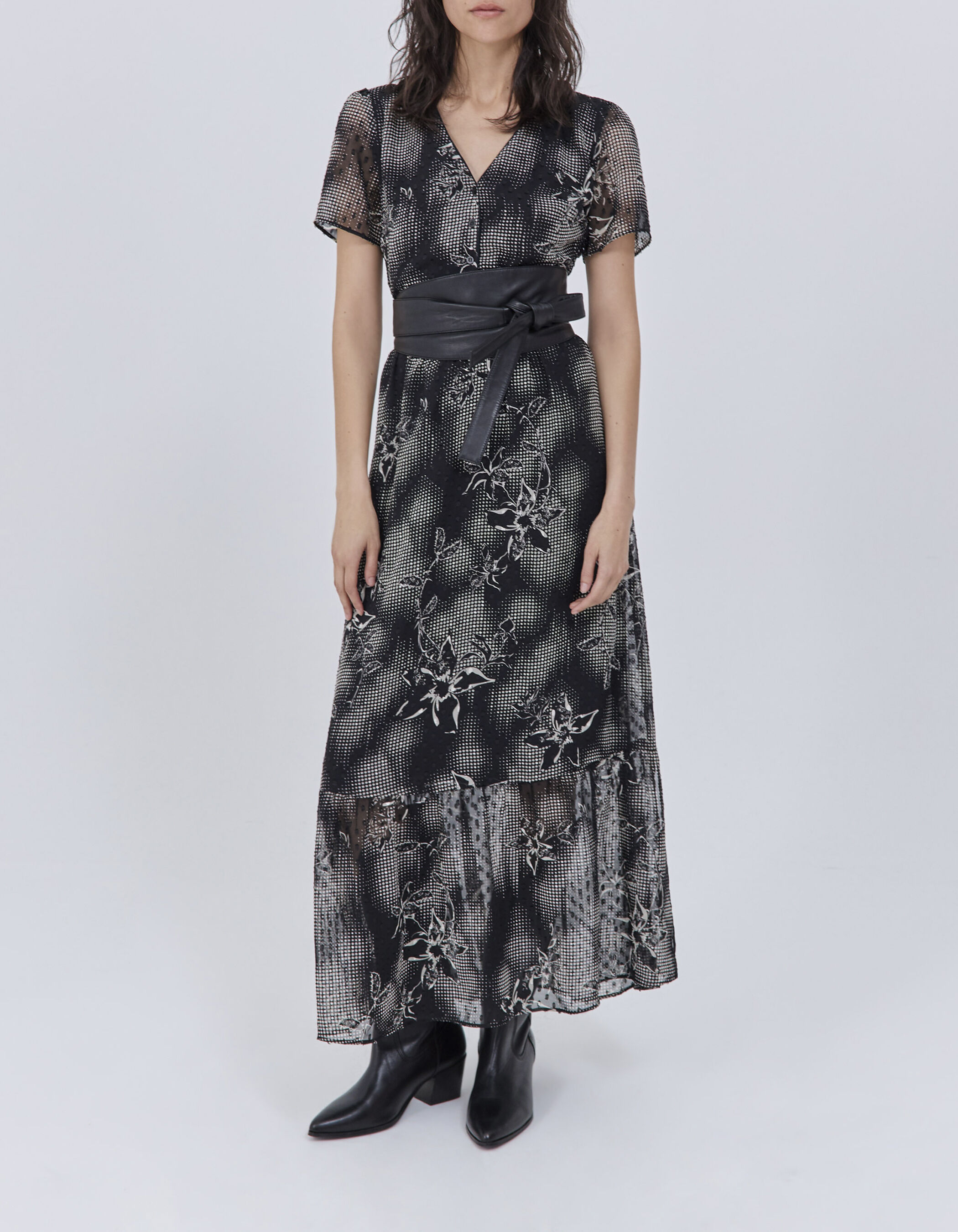 Ikks robe deals longue noire