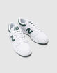 Baskets blanches et vertes NEW BALANCE 480 Homme-6