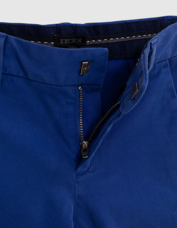 Blauwe CHINO bermuda voor jongens-5