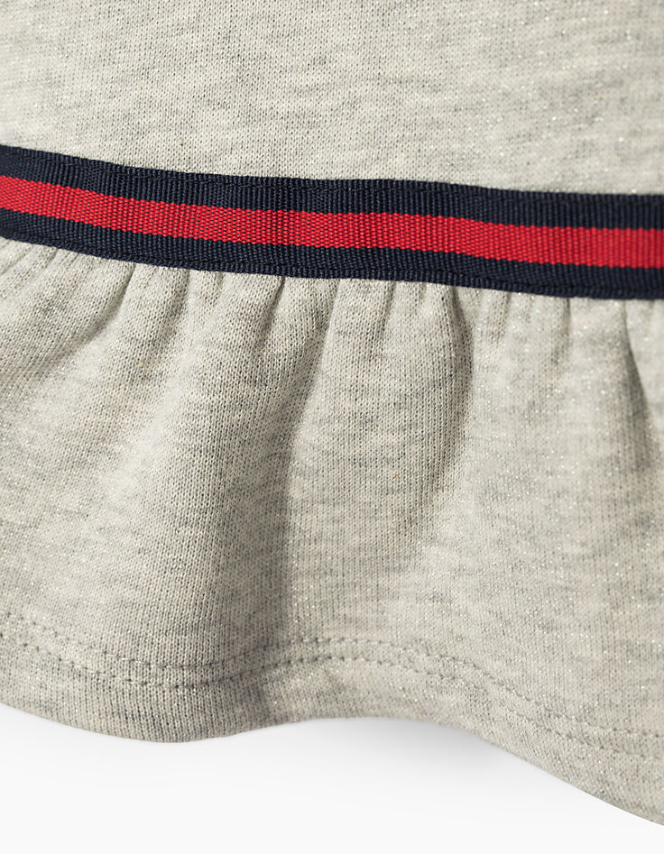 Sudadera gris bebé niña-6