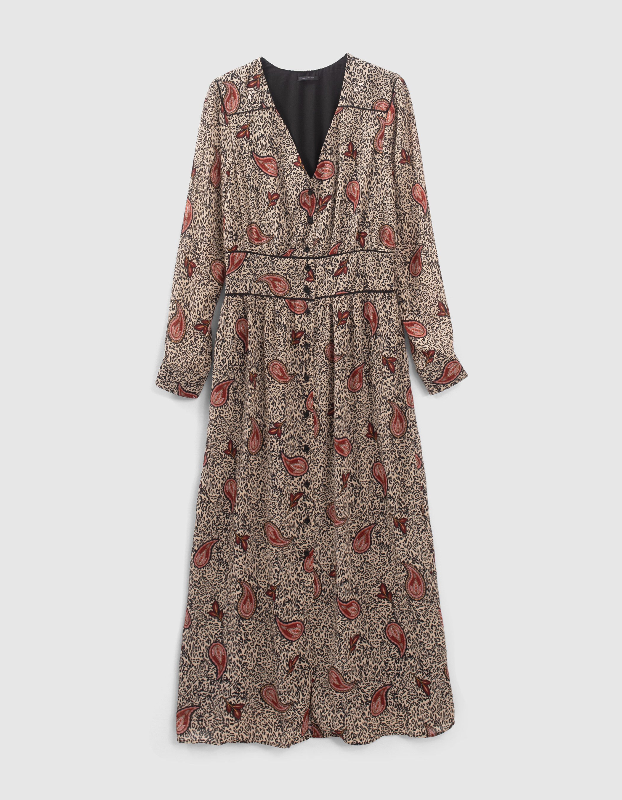 Ikks robe leopard best sale