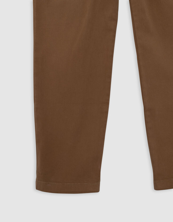 Pantalon CHINO camel garçon-3